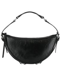 BY FAR - Gib Creased Leather Shoulder Bag - Lyst