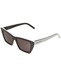 Saint Laurent - Sl276Mica 53Mm Sunglasses - Lyst