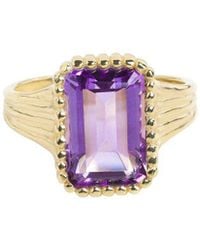 TIRAMISU - 14k Over Silver 3.89 Ct. Tw. Purple Amethyst Ring - Lyst
