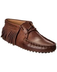Tod's - Tods Leather Moccasin - Lyst