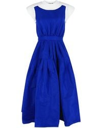 McQueen - A-Line Midi Dress - Lyst