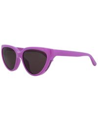 Balenciaga Bb0149s 56mm Sunglasses - Purple
