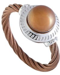 Charriol - Stainless Steel Pearl Ring - Lyst