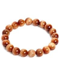 jean claude - Jewelry Tiger Eye Bead Stretch Bracelet - Lyst