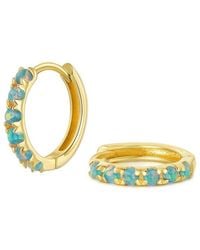 Liv Oliver - 18K Plated 12.20 Ct. Tw. Opal Earrings - Lyst
