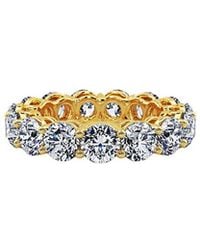 Lab Grown Diamonds - 14K 8.20 Ct. Tw. Lab-Grown Diamond Eternity Ring - Lyst