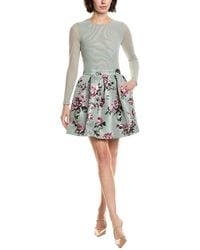 Alice + Olivia - Alice + Olivia Chara Pleated Party Dress - Lyst