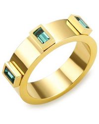 Liv Oliver - 18K Plated 0.70 Ct. Tw. Quartz Ring - Lyst