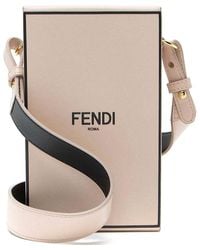 Fendi - Leather Vertical Box Shoulder Bag (Authentic Pre-Loved) - Lyst