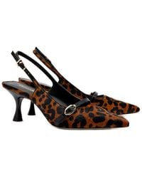 Larroude - Larroudé Ines Leather Pump - Lyst