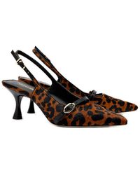 Larroude - Larroudé Ines Leather Pump - Lyst