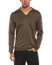 N.Peal Cashmere - Padstow Cashmere-Blend Polo Shirt - Lyst