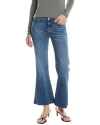 7 For All Mankind - Slim Illusion Cropped Dojo Yuma Jean - Lyst