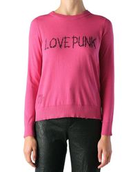 Zadig & Voltaire - Miss Love Punk Intarsia Sweater - Lyst
