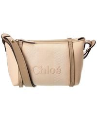 Chloé - Carry Canvas & Leather Shoulder Bag - Lyst