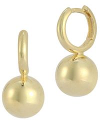 Chloe and Madison - 14k Over Silver Bold Ball Earrings - Lyst