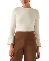 LK Bennett - Tabatha Sculptured Top - Lyst