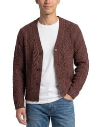 Todd Synder X Champion - Donegal Wool & Alpaca-Blend Cable Cardigan - Lyst