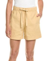 Vince - Mid-Waist Tie-Front Pull-On Short - Lyst