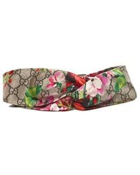 Gucci - Silk Monogram Blooms Print Headband (authentic Pre-loved) - Lyst