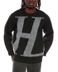 Helmut Lang - Rambo Wool-Blend Crewneck Sweater - Lyst