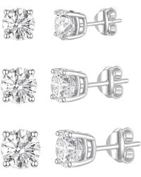 Donatello Gian - Cz Earrings Set - Lyst