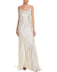 Cinq À Sept Ella Silk Maxi Dress - White