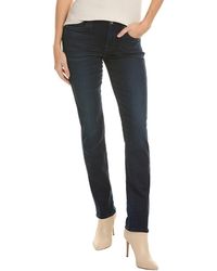 7 For All Mankind - Kimmie Siltwlt Blue Form Fitted Straight Leg Jean - Lyst