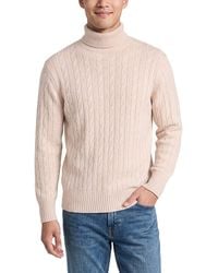 N.Peal Cashmere - Berwick Cable 100% Cashmere Roll Neck Sweater - Lyst