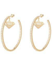Eye Candy LA - The Luxe Collection Cz Monti Hoops - Lyst