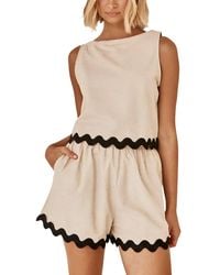 CAMILA BLANCO - 2Pc Top & Short Set - Lyst