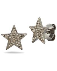Banji Jewelry - Silver 0.49 Ct. Tw. Diamond Earrings - Lyst