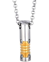 Tonino Lamborghini Stainless Steel Necklace - Metallic