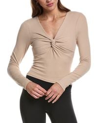 Marion - Deep V-Neck Crop Top - Lyst