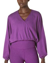 Beyond Yoga - Wrapped Up Pullover - Lyst