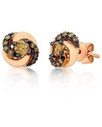 Le Vian - Le Vian 14k Rose Gold 0.46 Ct. Tw. Diamond Earrings - Lyst