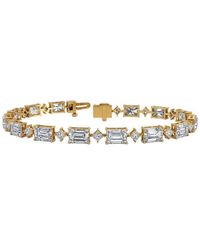 Lab Grown Diamonds - 14K 13.78 Ct. Tw. Lab-Grown Diamond Tennis Bracelet - Lyst