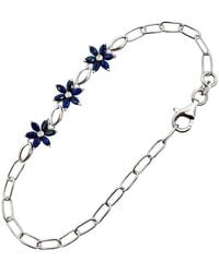 Gemstones - 1.75 Ct. Tw. Diamond & Sapphire Bracelet - Lyst