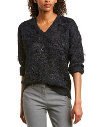 Brunello Cucinelli Wool-blend Pullover - Black