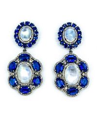 Arthur Marder Fine Jewelry - 3.00 Ct. Tw. Diamond & Gemstone Earrings - Lyst