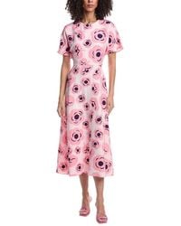 Marimekko - Helea Tumma Linen-Blend Maxi Dress - Lyst