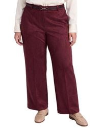 Anne Klein - Plus Wide Leg Scuba Pant - Lyst