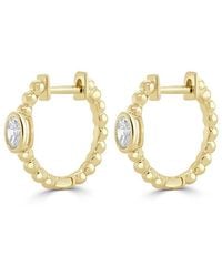 Sabrina Designs - 14K 0.31 Ct. Tw. Diamond Huggie Earrings - Lyst