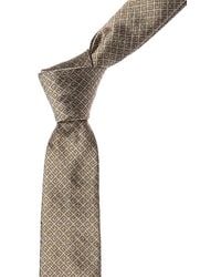 Givenchy - Beige All Over 4g Jacquard Silk Tie - Lyst