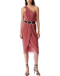 IRO - Catija Asymmetrical Midi Dress - Lyst