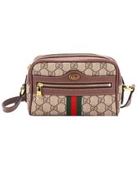 Gucci - Gg Coated Canvas Ophidia Shoulder Bag Mini (Authentic Pre-Loved) - Lyst