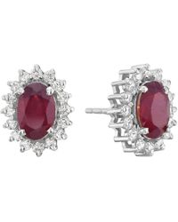 Forever Creations USA Inc. - Forever Creations 14k 1.70 Ct. Tw. Diamond & Ruby Earrings - Lyst