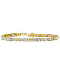 Lab Grown Diamonds - 14K 6.75 Ct. Tw. Lab-Grown Diamond Tennis Bracelet - Lyst