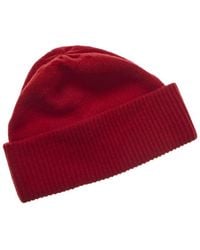 Portolano - Folded Cuff 100% Cashmere Beanie - Lyst