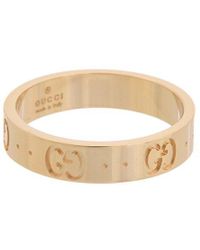 Gucci Icon 18k Ring - Metallic